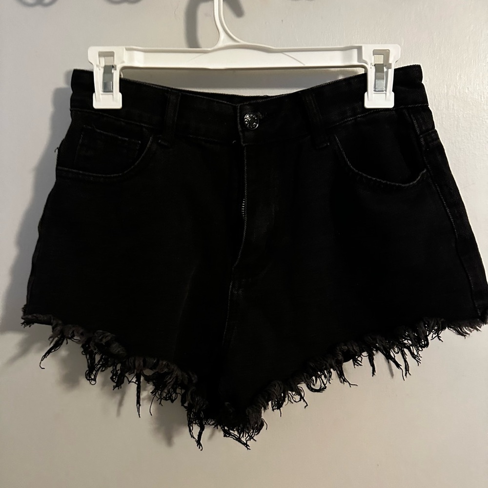 Black flame shorts